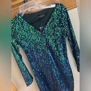 Sequin Mini Dress NWT